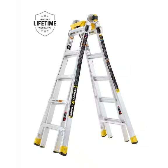 22 ft. Reach Multi-Position Ladder, 300 lbs. image