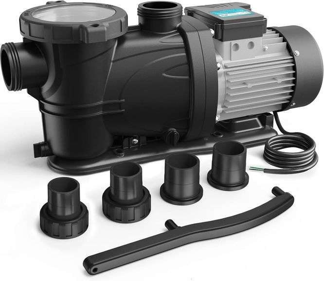 Pool Pump, Self Priming, 2HP, 8120 GPH, 220V image