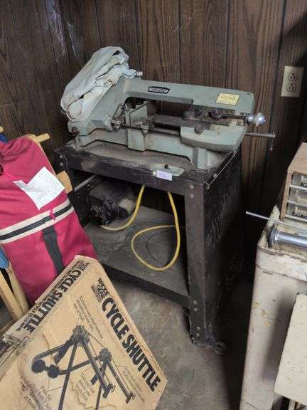 Craftsman horizontal cutting band saw with stand image