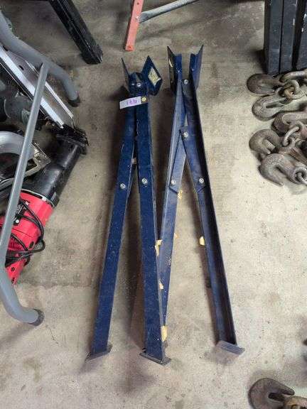2 Trojan Mfg. saw horses image