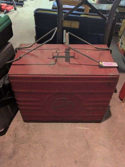 Vintage Falstaff beer cooler image