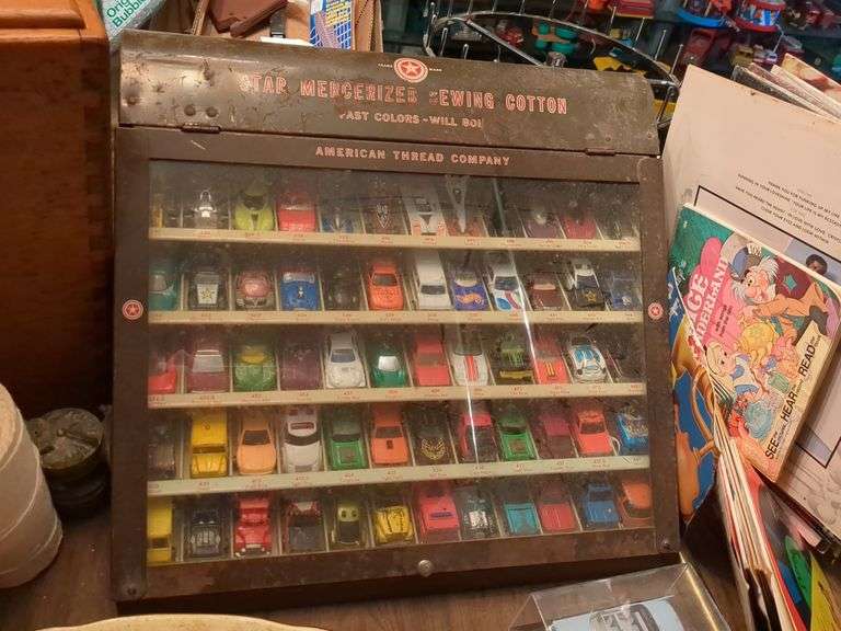 American Thread Company display case image