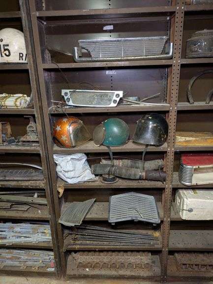 Vintage Racing Helmets and Car Parts image