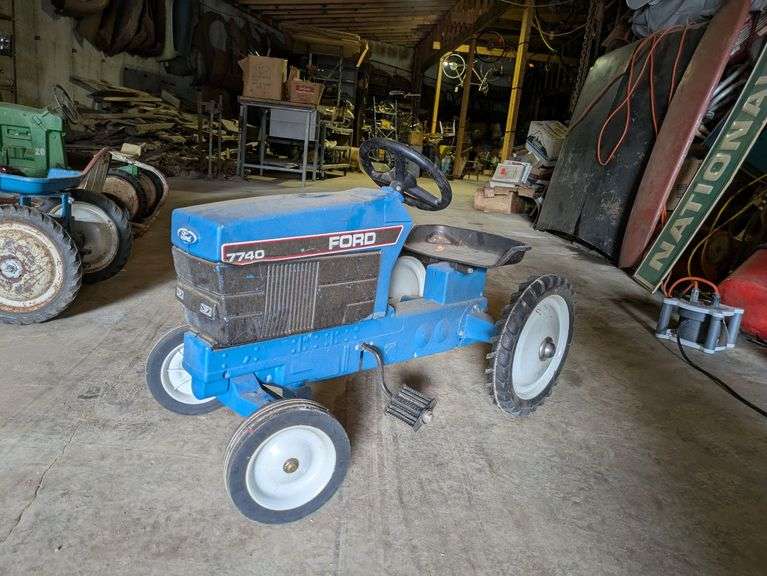 Vintage Ford 7740 Pedal Tractor image