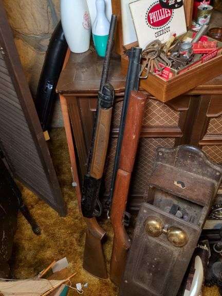 Crossman 766 pellet gun and Benjamin Sheridan Model 397p pellet gun image