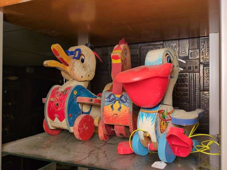 Fisher Price Doctor Doodle #132, Fisher Price Katy Cackler #140 and Fisher Price Bill Pelican #794 image