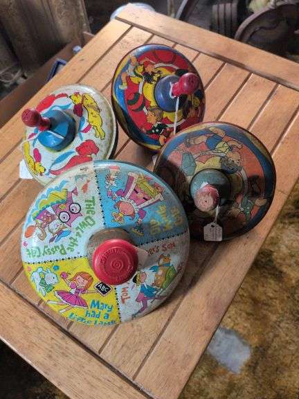 4 J Chein and Ohio Art tops image