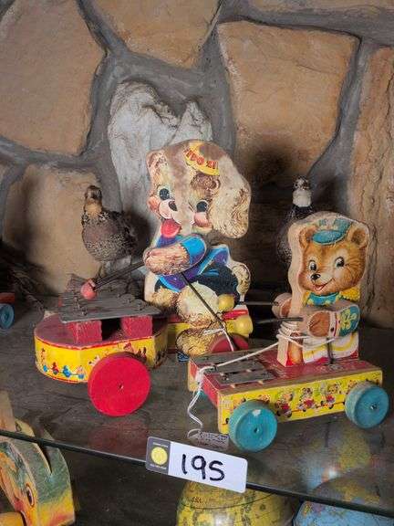 Fisher Price Fido zilo #707 and Fisher Price Tiny Teddy zilo #635 image