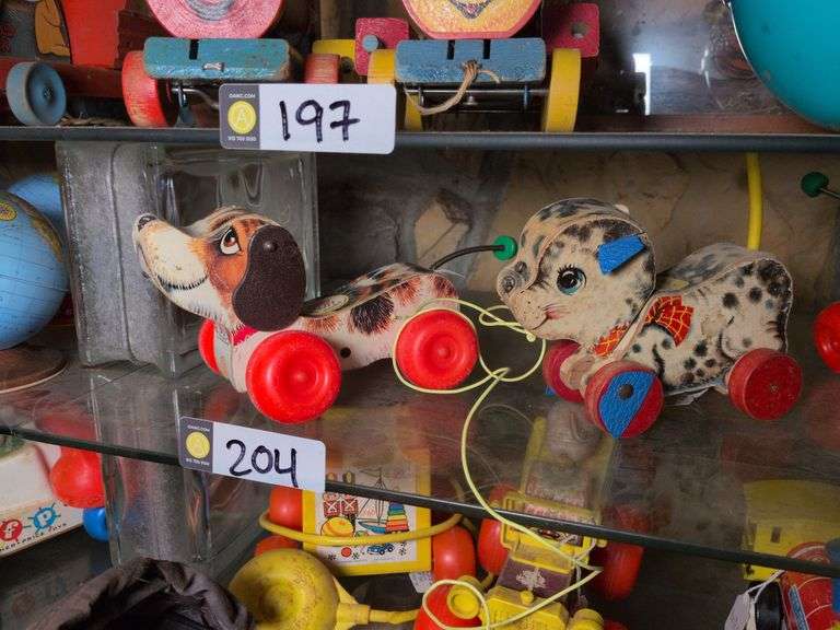 Fischer Price little Snoopy #693 and Fisher Price Playful Puppy #626 image