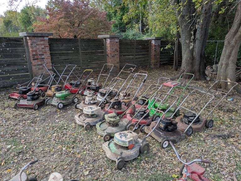 Twenty Vintage Mowers image