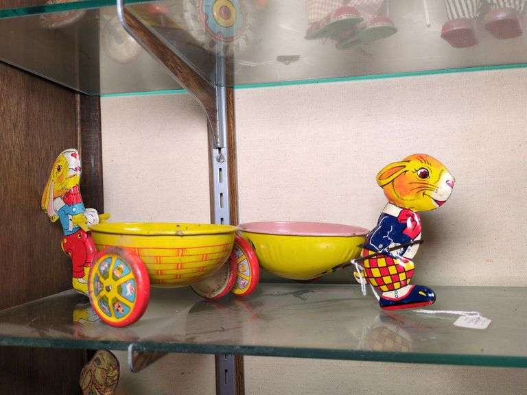 2 J Chein Rabbits with carts image