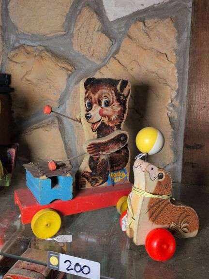 Fisher Price Teddy Zilo #752 and Fisher Price Suzie Seal #694 image