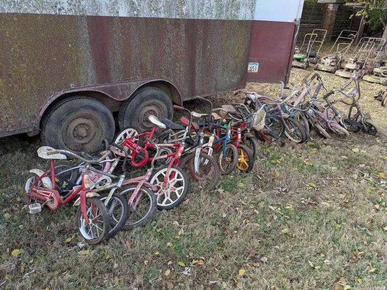 Five Scooters and Fourteen Bicycles image