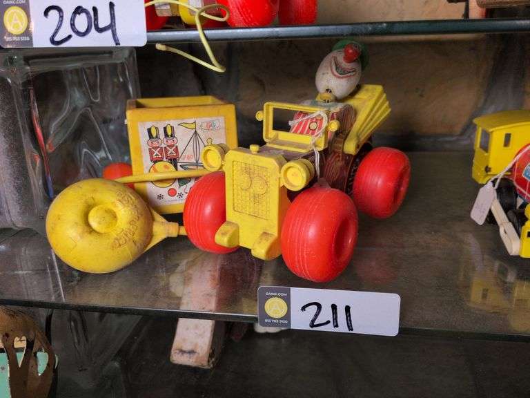 Fisher Price Peek-a Boo #760 and Fisher Price Jalopy #724 image