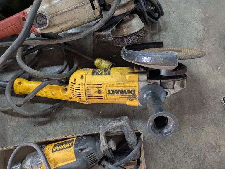 DeWalt d28493 7"/9" angle sander/grinder, Milwaukee heavy duty sander, metabo w23-180 grinder