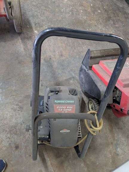 Speed Clean Power washer (2200 PSI, 1.9 GPM and 4.0HP)