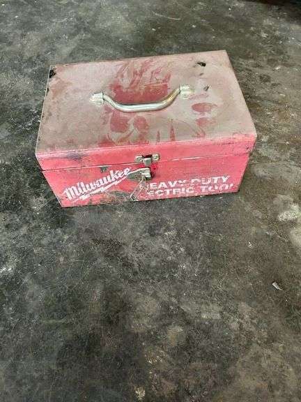 Milwaukee tool box and contents image