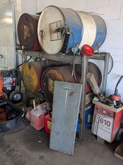 Rack and contents