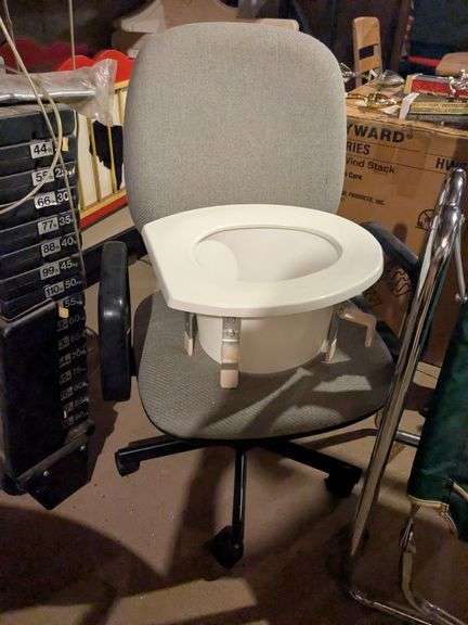 Office chair and potty seat image