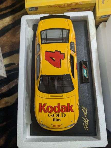 3 Revell 1:18 scale diecast replica cars: Kodak 4