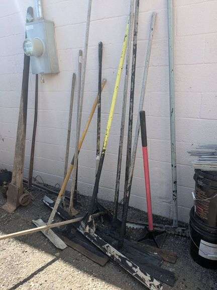 Industrial paving hand tools, crack filler and misc.