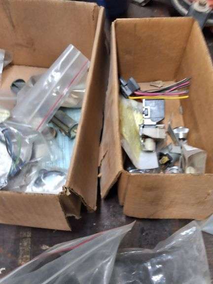 OEM and after market GTO emblems, parts, lights, brake pad, brake pad lining cover and misc.