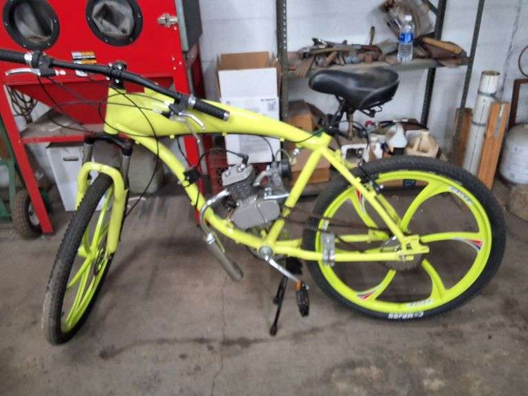 Brand new: Zeda gas powered bicycle never ran