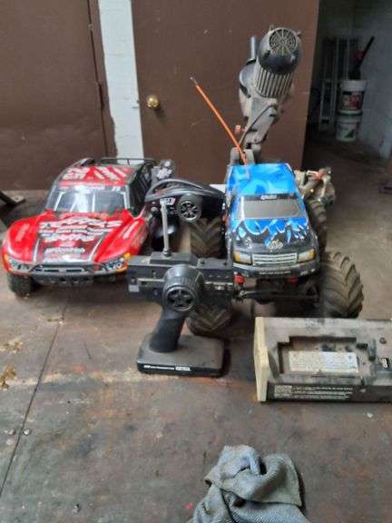2 remote controlled vehicles image