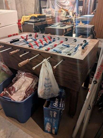 Fooseball table