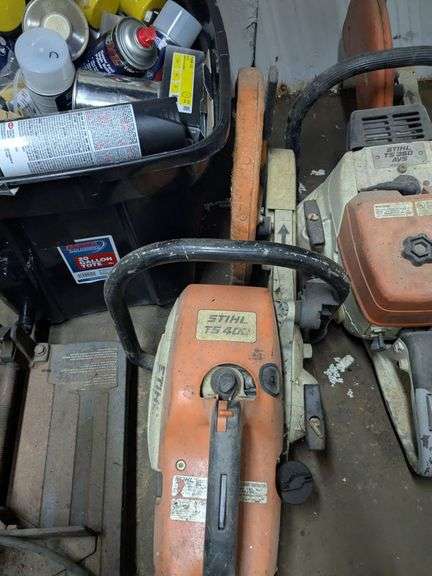 Concrete saws: 2 Stihl and 1 Stanley
