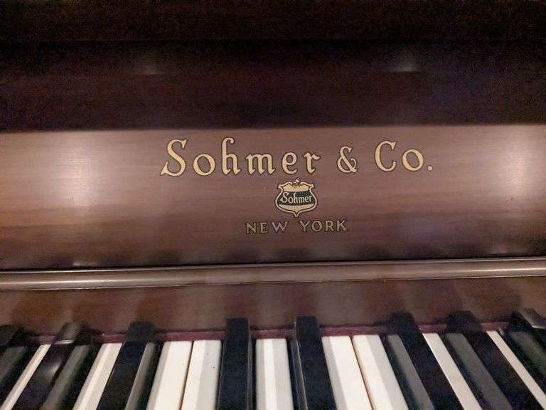 Sohmer & Co piano and bench