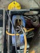 Work lights, saw blade, scrapers and misc
