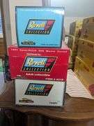 3 Revell 1:18 scale diecast replica cars: Lake Speed Cartoon Network, 1 Monte Carlo and 41 Kodiak
