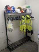 Rack and contents