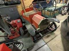 Vintage red go-kart