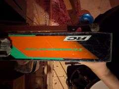 Hockey sticks and skis