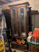 Gun cabinet (75" x 34" x 20") with key