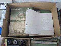 3 Flats, Box of Office Papar, Paper cutter and misc.
