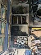 4 small parts organizers and contents