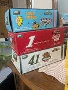 3 Revell 1:18 scale diecast replica cars: Lake Speed Cartoon Network, 1 Monte Carlo and 41 Kodiak