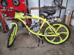 Brand new: Zeda gas powered bicycle never ran