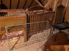 Wooden baby bed
