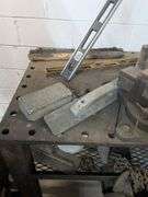 Metal table and contents(excluding hoist)