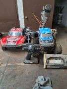 2 remote controlled vehicles