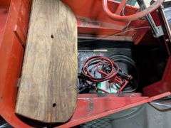 Vintage red go-kart