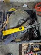 Work lights, saw blade, scrapers and misc