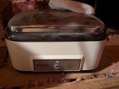 GE mini oven, coffee maker, crock pot and Hoppers tools set
