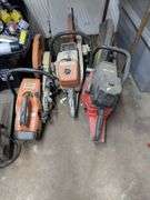 Concrete saws: 2 Stihl and 1 Stanley