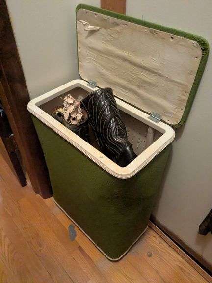 Cowboy boots laundry hamper image