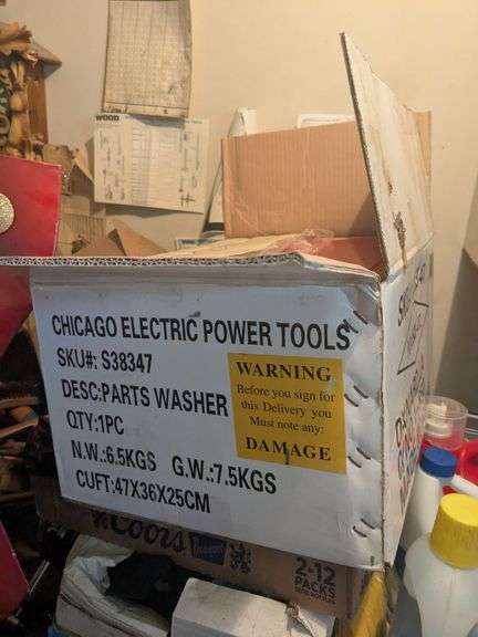 Chicago Electric power tools parts washer NIB image